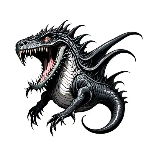 Sea Monster tattoo design idea