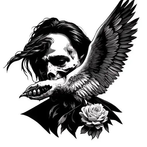 memorial for fallen cousin tattoo design idea