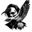 memorial for fallen cousin tattoo design idea