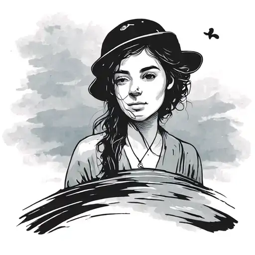 Travel tattoo design idea