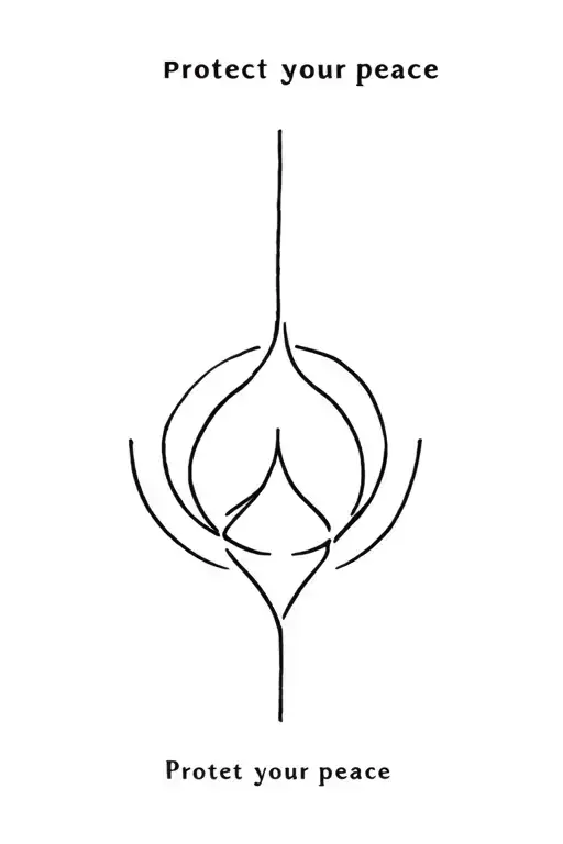 Protect your peace; ♟️ tattoo design idea