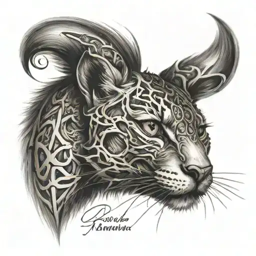 Signature tattoo design idea