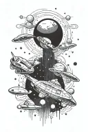 hitchhikers guide to the galaxy  tattoo design idea