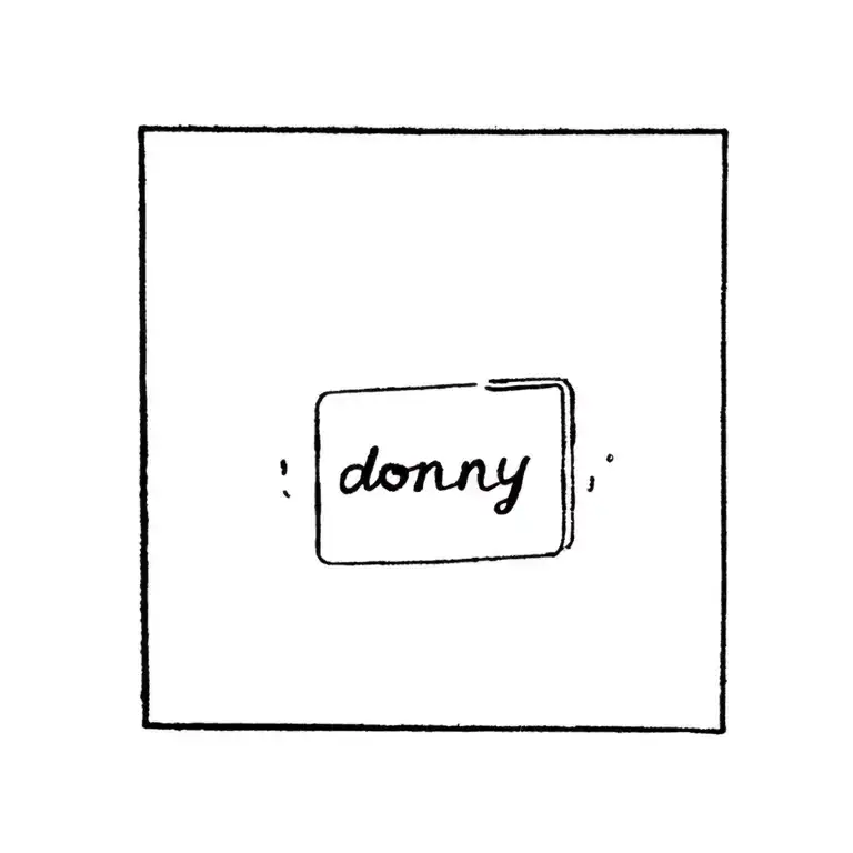 harmonica with the word donny in it tattoo design idea