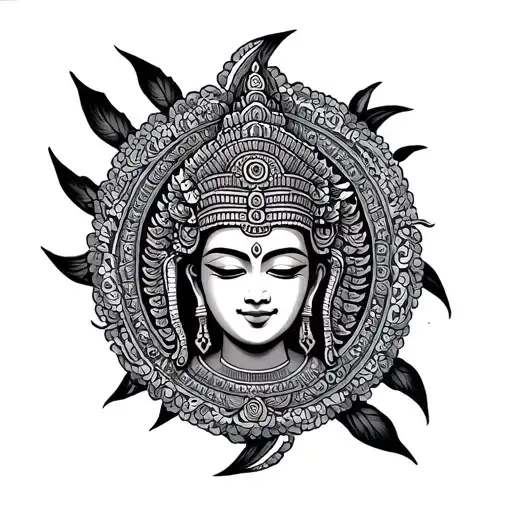 Khmer tattoo design idea