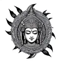 Khmer tattoo design idea