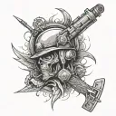 gunner tattoo design idea