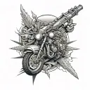 gunner tattoo design idea