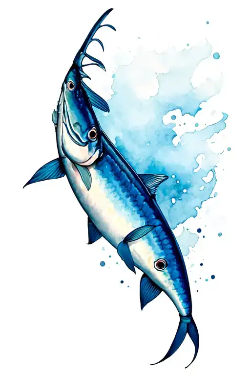 Bluefin Tuna tattoo design idea