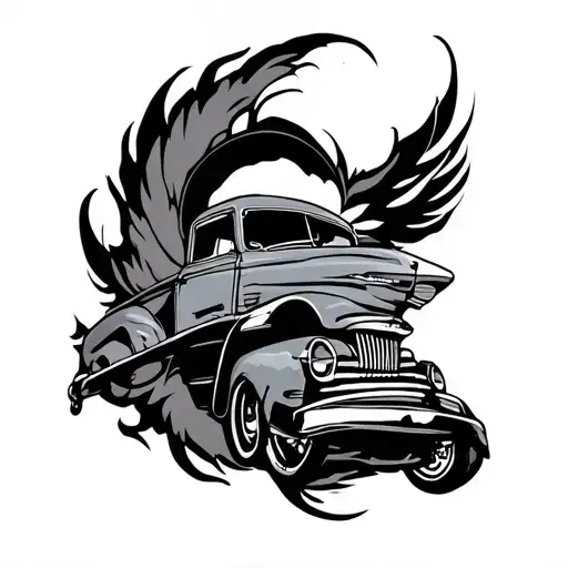 Chevy tattoo design idea