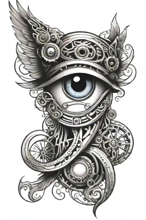 eye of horus tattoo design idea