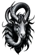 Capricorn Scorpio tattoo design idea