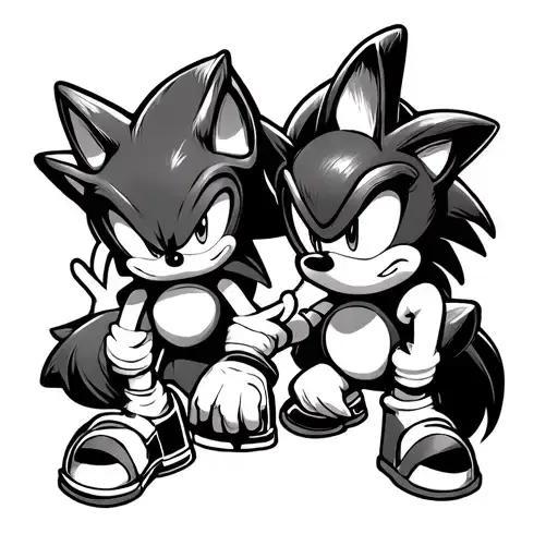 Sonic knuckles tails amy tattoo design idea