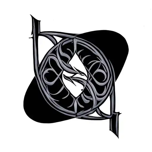 single, Virgo, sigma male symbol tattoo design idea