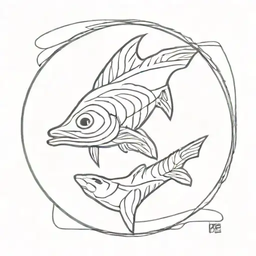 pike tattoo design idea