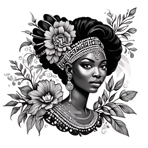 african queen tattoo design tattoo design idea