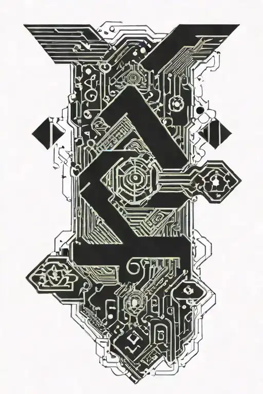 nothing lasts forever tattoo design idea