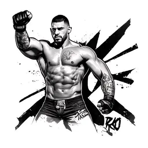 Randy Orton RKO tattoo design idea