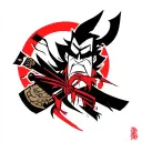samurai jack tattoo design idea