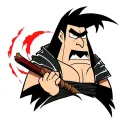 samurai jack tattoo design idea