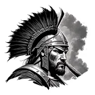 sparta warrior tattoo design idea