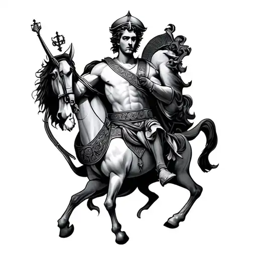 St George tattoo design idea