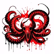 eldritch cthulhu rising tentacles tattoo design idea