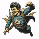 skydiving tattoo design idea