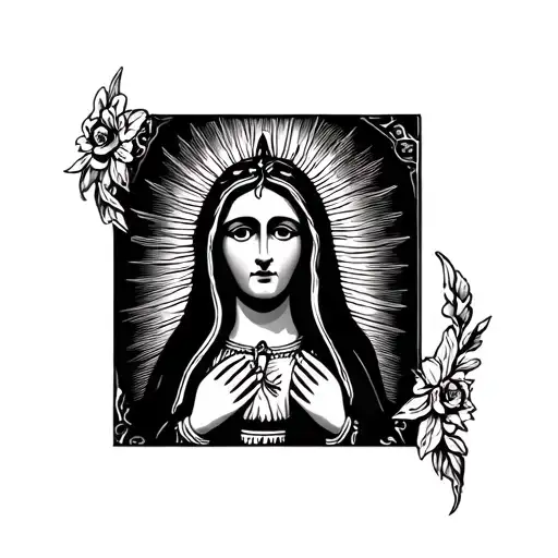 Virgin of Guadalupe tattoo design idea