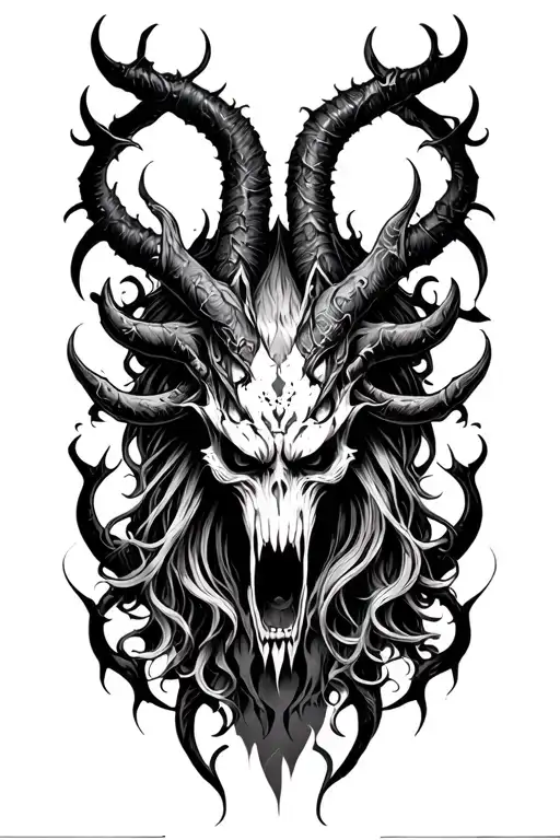 Belial tattoo design idea