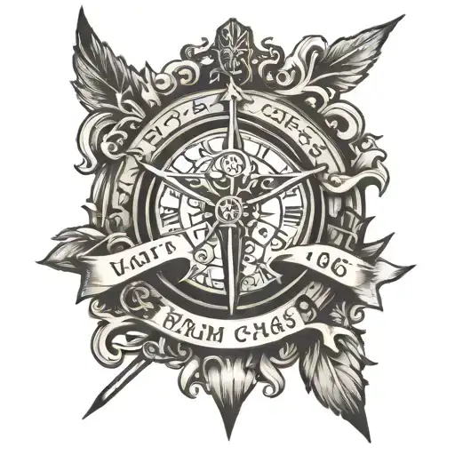 psalm 46 5 roman numerals tattoo design idea