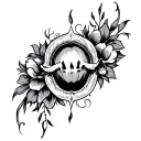 Pubic tattoo design idea