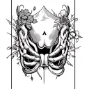 Pubic tattoo design idea