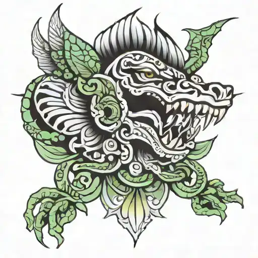 Guyana badman tattoo design idea