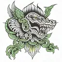 Guyana badman tattoo design idea