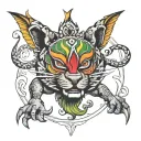 Guyana badman tattoo design idea