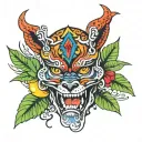 Guyana badman tattoo design idea