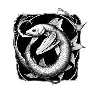 Ichthys tattoo design idea