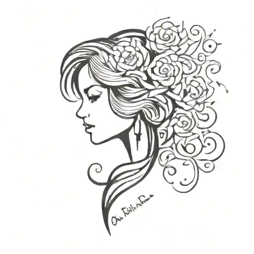 I would like a tattoo that tells about the day I met the girl I loved so much and the day we broke up. Engagement date:  tattoo design idea