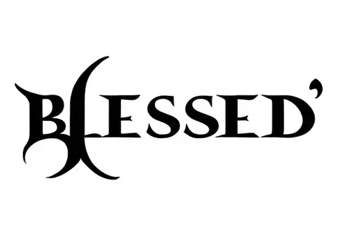 "Blessed " tattoo design idea