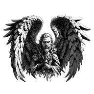 archangel uriel tattoo design idea