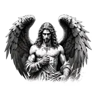 archangel uriel tattoo design idea