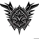 Digimon Crest tattoo design idea