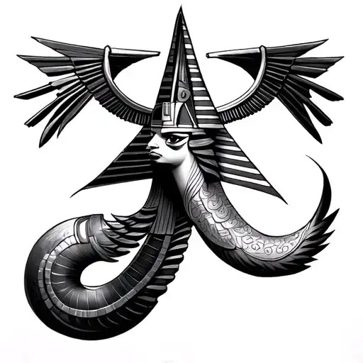 Egyptian Gods tattoo design idea