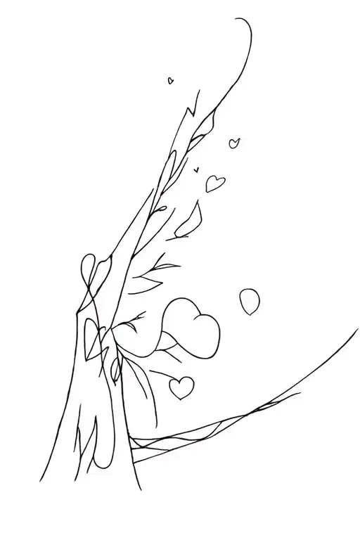 we have with friend our world of fantasy with one direction, we write it our whole life and we love it... this show me p tattoo design idea