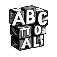 Abc Blocks tattoo design idea