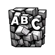 Abc Blocks tattoo design idea