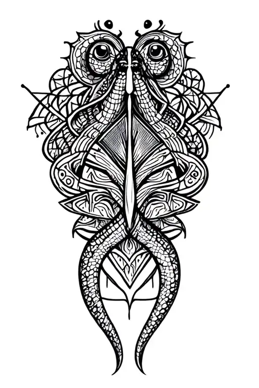 butterfly gemini snake spiritual tattoo design tattoo design idea
