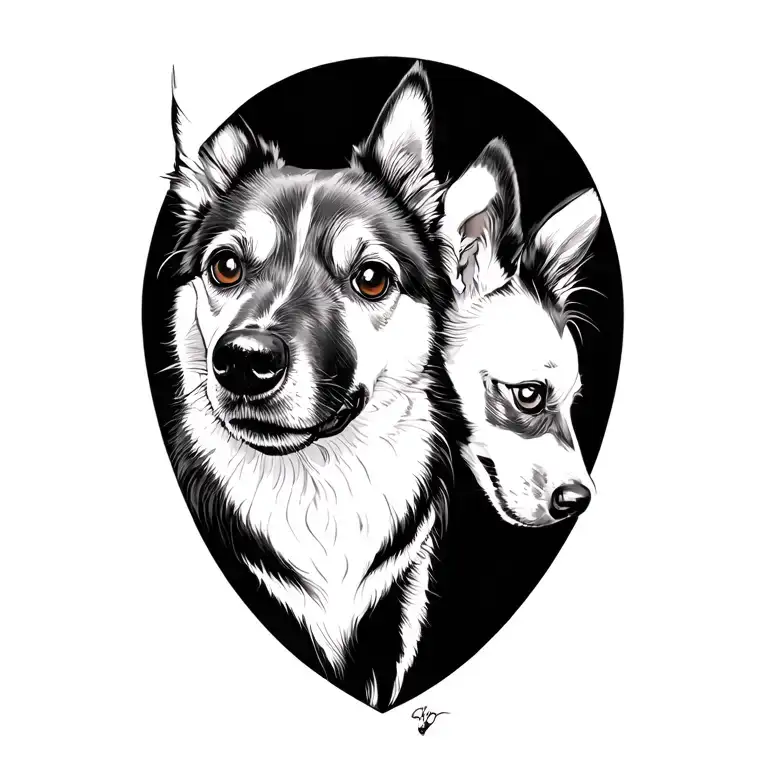 best friend tattoo design idea