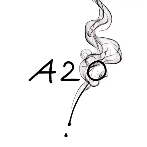 blunt with 420 spelled out in smoke tattoo design idea